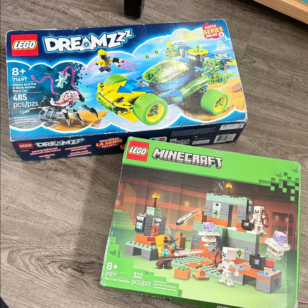 Lego Dreamz and Lego Minecraft . New sealed sets